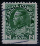 [King George V in Admiral Uniform - New Colors and Values, type AD9]