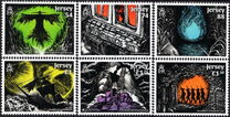 [EUROPA Stamps - Jersey Myths & Legends - Ghost Stories, jenis CQO]