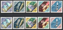 ["Apollo" Moon Landing Program, US Lunar Research Program, and 3 Options of Manned Landing, type CA]