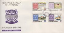 [The 100th Anniversary of Samoan Stamps, type JU]