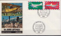 [The 50th Anniversary of the German Airmail, τύπος OD]