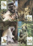 [Endangered Species - Green Monkeys on St. Kitts, typ FF]