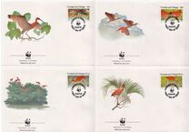 [Worlwide Nature Protection - Scarlet Ibis, प्रकार QU]