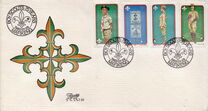 [The 75th Anniversary of Boy Scout Movement and 125th Anniversary of the Birth of Robert Baden-Powell, 1857-1941, Tipi CF]