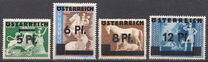[German Empire Postage Stamps Overprinted "ÖSTEREICH" & Surcharged, typ HO]