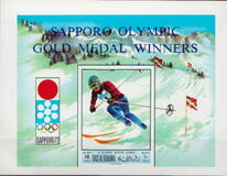 [Airmail - Gold Medal Winners - Winter Olympic Games - Sapporo, Japan, tipo XSA]