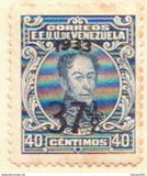 [Previous Issue of Simon Bolivar Overprinted "1933" and Surcharged, type FE]