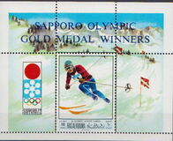 [Airmail - Gold Medal Winners - Winter Olympic Games - Sapporo, Japan, tipo XSA]