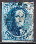 [King Leopold I - Oval 17-17½mm High and 14-14½mm Wide, type B12]