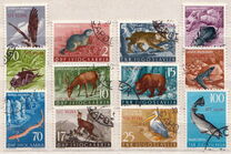 [Fauna. Serie de Yugoslavia sobrecargada "STT VUJNA", tipo CN]
