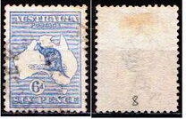 [Definitive Issues - Kangaroo and Map, प्रकार A7]