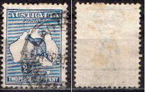 [Definitive Issues - Kangaroo and Map, प्रकार A3]