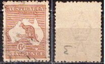 [Definitive Issues - Kangaroo and Map - Different Watermark, tyyppi A26]