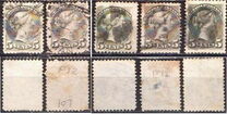 [Queen Victoria - Size: 17 x 21mm, тып J5]