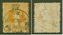[Revenue Stamps Surcharged, tip B10]
