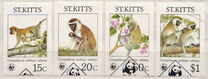 [Endangered Species - Green Monkeys on St. Kitts, тып FF]