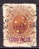 [Issue of 1890-1891 Surcharged in Lilac Red, type BE5]