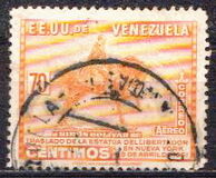 [Airmail - Transfer of Statue of Bolivar to Central Park, New York, type WO14]