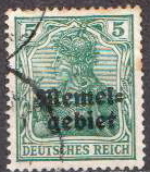 [German Empire Postage Stamps Overprinted "Memelgebiet", タイプ A]