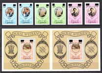[Royal Wedding - Previously Unissued Stamps Surcharged, Вид FI]