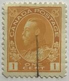 [King George V in Admiral Uniform - New Colors and Values, type AD8]