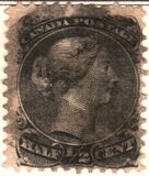 [Queen Victoria - Size: No. 1-1C 17 x 21 mm, No. 2-3a: 20 x 24mm. For Earlier Issues, see British Canada, type A2]