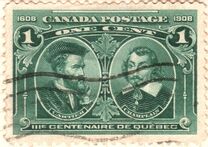 [The 300th Anniversary of the Founding of Quebec, tip W]