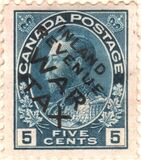 [Overprinted "WAR TAX", type AE]