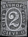 [Inscription: "BISHOP'S CITY POST CLEV O.", type B]