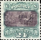[Re-Issue of 1869 Issues - Hard White Paper. White Crackly Gum, 类型 AC2]