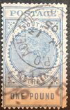 [Queen Victoria - Inscription "POSTAGE" - Thin Letters, Tipe P10]