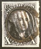 [Special Printings - Redesigns of 1847 Issue. Bluish Paper without Gum, 类型 B1]