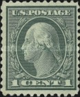[George Washington - Rotary Press. Size: 19 x 22½mm, type DW154]