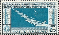 [Airmail - Seaplanes and the Southern Cross Constellation, type FA]