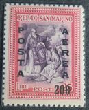 [Airmail - No.383 Surcharged, type ED]