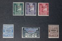 [Italian Postage Stamps Overprinted "CIRENAICA", type B]