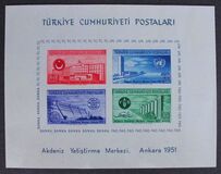 [United Nations Economic Conference, Ankara - Inscription "Ankara 1951", Scrivi XKJ]