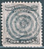 [Queen Victoria - Different Perforation. Yellowish Paper, type E]