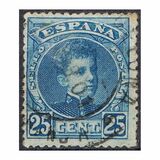 [King Alfonso XIII - Blue Control Numbers on Backside, type AT5]