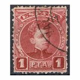 [King Alfonso XIII - Blue Control Numbers on Backside, type AT9]