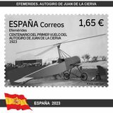 [The 100th Anniversary of the First Flight of the Gyroplane of Juan de la Cierva, 1895-1936, type HLO]