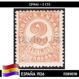 [Definintive Issue - Inscription: "REPUBLICA ESPAÑOLA", type FW2]