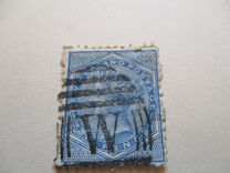[Queen Victoria - Inscription "NEW ZEALAND POSTAGE" , Bluish paper, New Watermark, type G]
