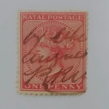 [Queen Victoria - Inscription: "NATAL POSTAGE", type N]