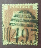 [Queen Victoria - Colored Control Letters in Corners, type I]