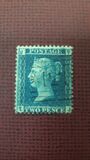 [Queen Victoria - Colored Control Letters in Corners, type J]
