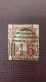 [Queen Victoria - Colored Control Letters in Corners, type I]