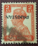 [India Postage Stamps Overprinted "PAKISTAN" in Small, 유형 A5]