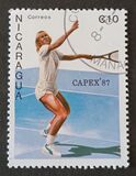 [International Stamp Exhibition "CAPEX '87" - Toronto, Canada - Tennis Players, type BWM]