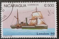 [International Stamp Exhibition "STAMPWORLD LONDON '90" - Old Steam Ships, Tipi CDY]